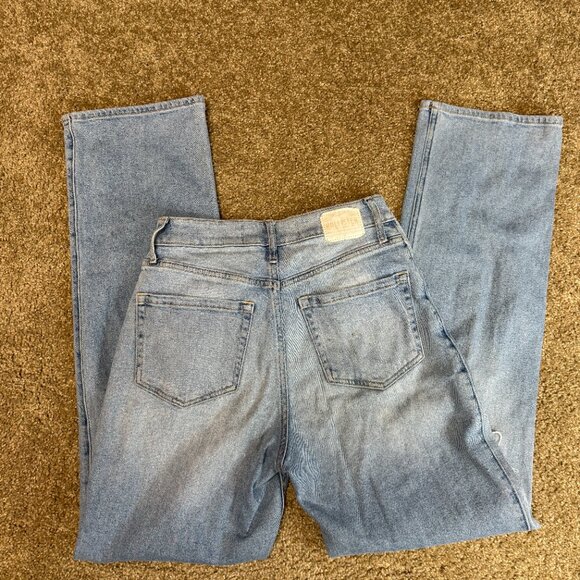 Hollister Dad Jeans Womens 3L 26x33 Blue Cotton Vintage Stretch Ultra High Rise - Picture 12 of 15